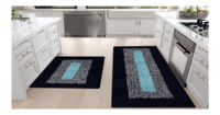 Check out Kuber Industries Kitchen Floor Door Mat Runner Set (Blue) on Instamart: