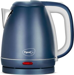 Pigeon Tesla Electric Kettle 1.5 L, 1300 Watt, Stainless Steel Body with Auto Shut-off Feature Used for Boiling Water - (Matt Blue) 