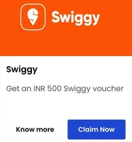 Visa card : Free rewards upto ₹1000 (User Specific) 