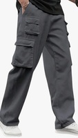 Lymio Cargo for Men || Cotton Cargo Pant || Drawstring Waist Pant (Also Available in Plus Sizes) (38-41)