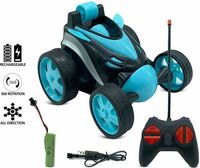 Rachna enterprise Remote Control Stunt Vehicle 360Rotating Rolling Radio Electric Racing Car on Flipkart