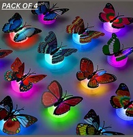 butterfly led pack of 4 