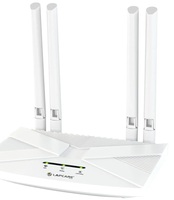 LAPCARE 4G LTE WiFi Router – All SIM Support, 300Mbps High-Speed Internet, External Antenna, MU-MIMO, Beamforming, IPV6, Dual Connectivity, 1x WAN/LAN, DVR & APN Compatible, 2.4GHz Band