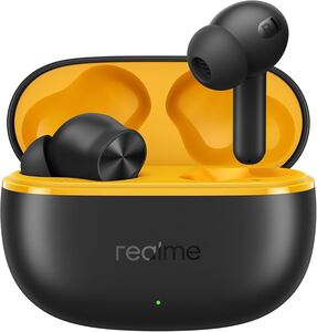 realme Buds T200 Lite Bluetooth in Ear Earbuds,4 Mic, AI ENC for Calls,48 Hours Total Playback with Fast Charging and Low Latency Gaming TWS,Google Fast Pair, with mic (Volt Black) 