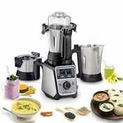 Hamilton Beach Professional Juicer Mixer Grinder 58770 - IN | 1400W | 3 Jars - Black