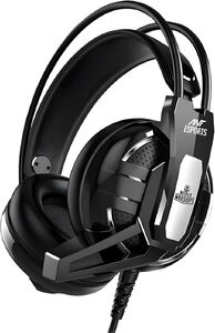 Ant Esports H520W Lightweight Gaming Over Ear Wired Headphones  (Black) 