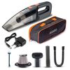 AGARO HVC1081 Cordless Rechargeable Car Vacuum Cleaner, Portable, Handheld,110W, 5.5KPA Power Socket, Stainless Steel Filter, Black