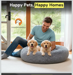 Fabric Fluffy Washable Waterproof Dog Bed For Summer