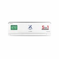 Lloyd 0.8 Ton 3 Star Inverter Split AC (6 in 1 Convertible, Cools Even at 52°C, 100% Copper, Anti-Viral + PM 2.5 Filter, White with Silver Deco Strip, GLS09I3FOASR)

