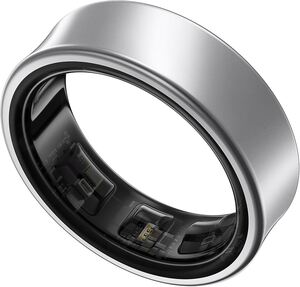 Samsung Galaxy Ring, with Smart AI, Size First W/Sizing Kit, No App Subscription, Fitness Monitor, Sleep Tracker, Up to 7-Day Battery, Size 11, Titanium Silver 