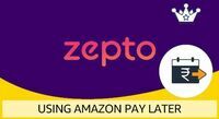 Zepto * Amazon: Win upto 100 Assured ₹20 on min order of ₹399 with Amazon Pay Later