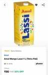 Amul Mango Lassi 1 L (Tetra Pak) using R2A5V1E4H0T