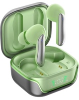 amazon basics TWS in-Ear Earbuds (AB-T01A) with Fast Charging up to 50 Hours of Playtime | Dual 10mm Driver | IPX4 Water-Resistance | Bluetooth 5.3 | Charging Case with Mic | Touch Control (Mint)