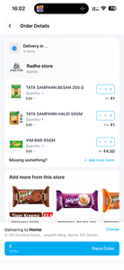 Digihaat: Tata Sampann Haldi Turmeric 50gm & Besan 200gm at ₹1 (Location Specific - Rohini Available)