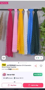 6 geometric woven design dupattas