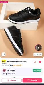 HRX by Hrithik Roshan Men PU Sneakers 