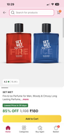Set wet eau de parfum - Fire and Ice combo - Flipkart minutes  