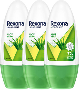 Rexona Aloe Vera Underarm Roll On Deodorant For Women (PO3) Deodorant Roll-on  -  For Women (150 ml, Pack of 3)