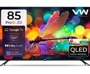 VW Pro Series 215 cm (85 inch) QLED Ultra HD (4K) Smart Google TV 2025 Edition