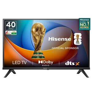 Hisense 100 cm (40 Inches) FHD Smart TV | HDR10 | 4K AI Upscaler | 40A4Q (Black)