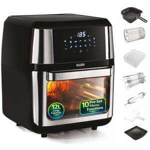 Glen 12L Air Fryer Oven for Home Kitchen, 1800W | 2 Year Warranty