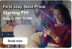 OYO Loot Deal: First Stay @ Just ₹99 Only