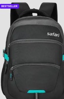 SAFARI Medium 30 L Laptop Backpack ASHPER CB With 6 Pockets (Black)
