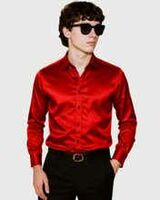 Zepto | Search FTx | Men's Satin Full Sleeve Spread Collar Fit Shirt