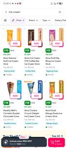 Zepto Deal : Ice Cream At 50% Off