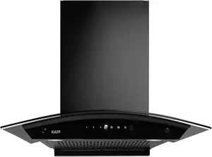 KAFF K-Series KEC 60A Filterless Auto-Clean Kitchen Chimney, 60 CM, Curved Glass,1450 m3/hr Suction, Touch & Motion Sensor, 2 Years Comprehensive and Lifetime on Motor Warranty* | 