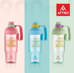 ATTRO My Cup Tumbler Plastic Water Bottle with Handle @ 129