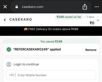 Casekaro Cases & Covers Flat ₹249 off code only ₹60 Shipping