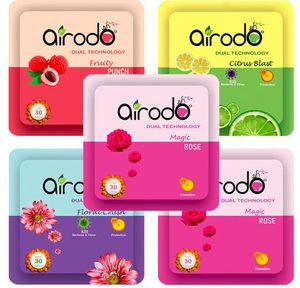AIRODO Air Freshener Power Pocket Gel (pack of 5) Blocks (5 x 10 ml)