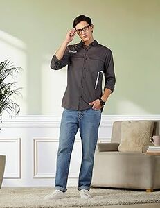 SF Jeans by Pantaloons Men's Shirt : Amazon.in: 