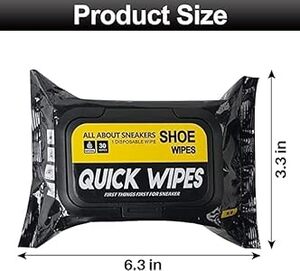 SHITHI Shoe Cleaning Wipes 80 Count | Sneaker Cleaner Wipes for White Shoes, Leather, Sports, Canvas & School Shoes | Wet Wipes for Shoe Care, Polish & Shine | Sneaker Cleaning Kit : 