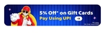 Flipkart Gift Cards @ 5% OFF via UPI (Flat ₹500 Discount!)