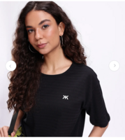 Kook N Keech Women Drop-Shoulder Sleeves Pure Cotton Oversized T-shirt