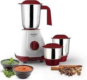  Maharaja Whiteline 500W Livo Pro Mixer Grinder with 3 Stainless Steel Jars