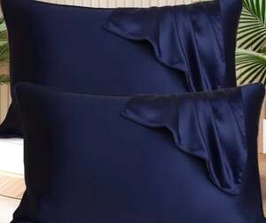 SITTELLA® 72x46 cm Set of 2 Satin Silk Pillow Covers | 600 TC 