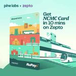 Pine Labs Bharat Yatra NCMC Card -Instant access to Metros in India - at 19rs only in zepto