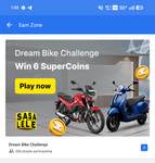 Dream bike supercoins challenge 