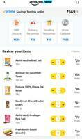 Amazon Now | Grocery items | Vegetables 