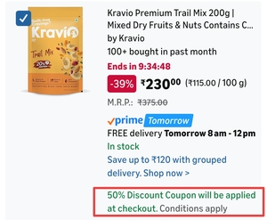 Kravio Premium Trail Mix 200g