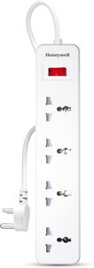 Honeywell 4 Outlet Extension Board 6 Amps, 250V, 4 International Sockets