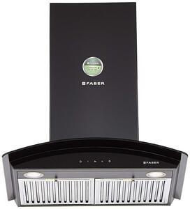 Faber 60 cm 1095 m³/hr curved glass Kitchen Chimney 