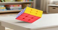Toy Cloud High Speed 3X3 Stickerless Magic Cube Fully Printed Rubic ...