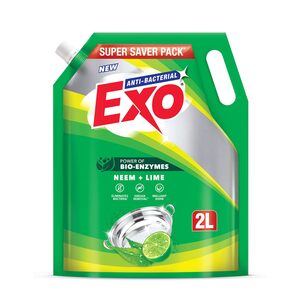 Exo Dishwash Liquid Refill Pack | Neem & Lime 2L