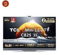TCL 138.7 cm (55 inches) Mini LED Series 4K Ultra HD Certified Android QLED TV 55C825 (Graphite Grey) 