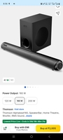 Thomson Alphabeat160, SpeakerBar, Home Theatre, Woofer, RMS Sound Output BT v5.1 160 W Bluetooth Soundbar