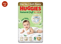 Huggies Small (S) Size (4-8 Kgs), Pack of 70 diapers at ₹505 (Apply 20% coupon)